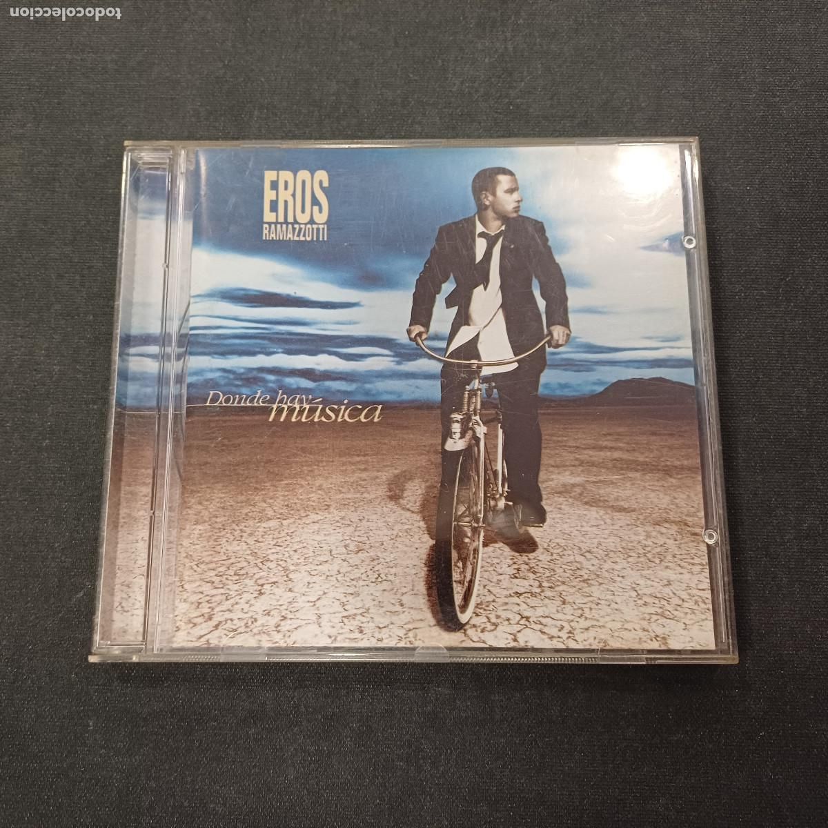 CDs de m&uacute;sica: EROS RAMAZZOTTI/DONDE HAY MUSICA/CD.