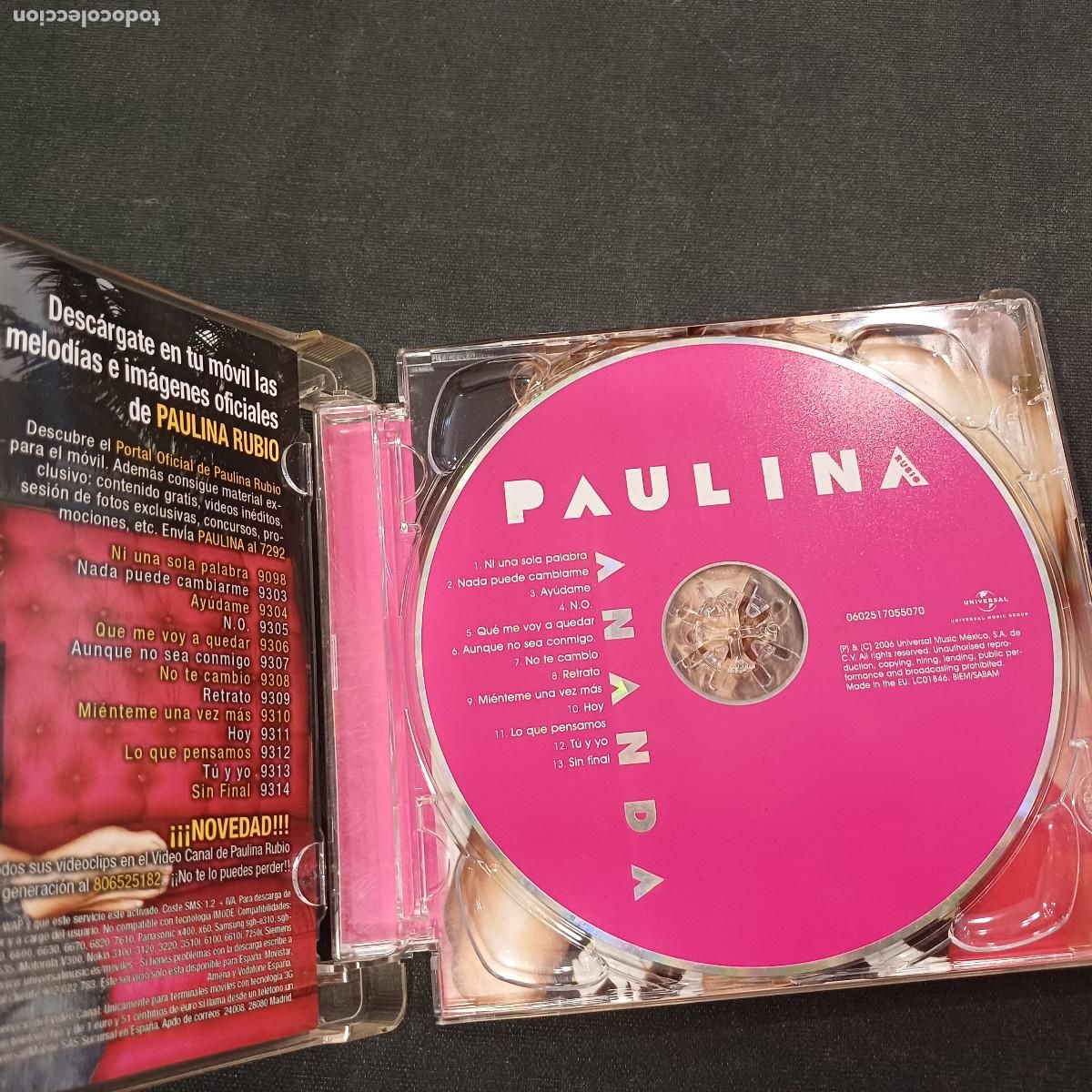 CDs de m&uacute;sica: PAULINA RUBIO/ANANDA/CD. - Foto 2