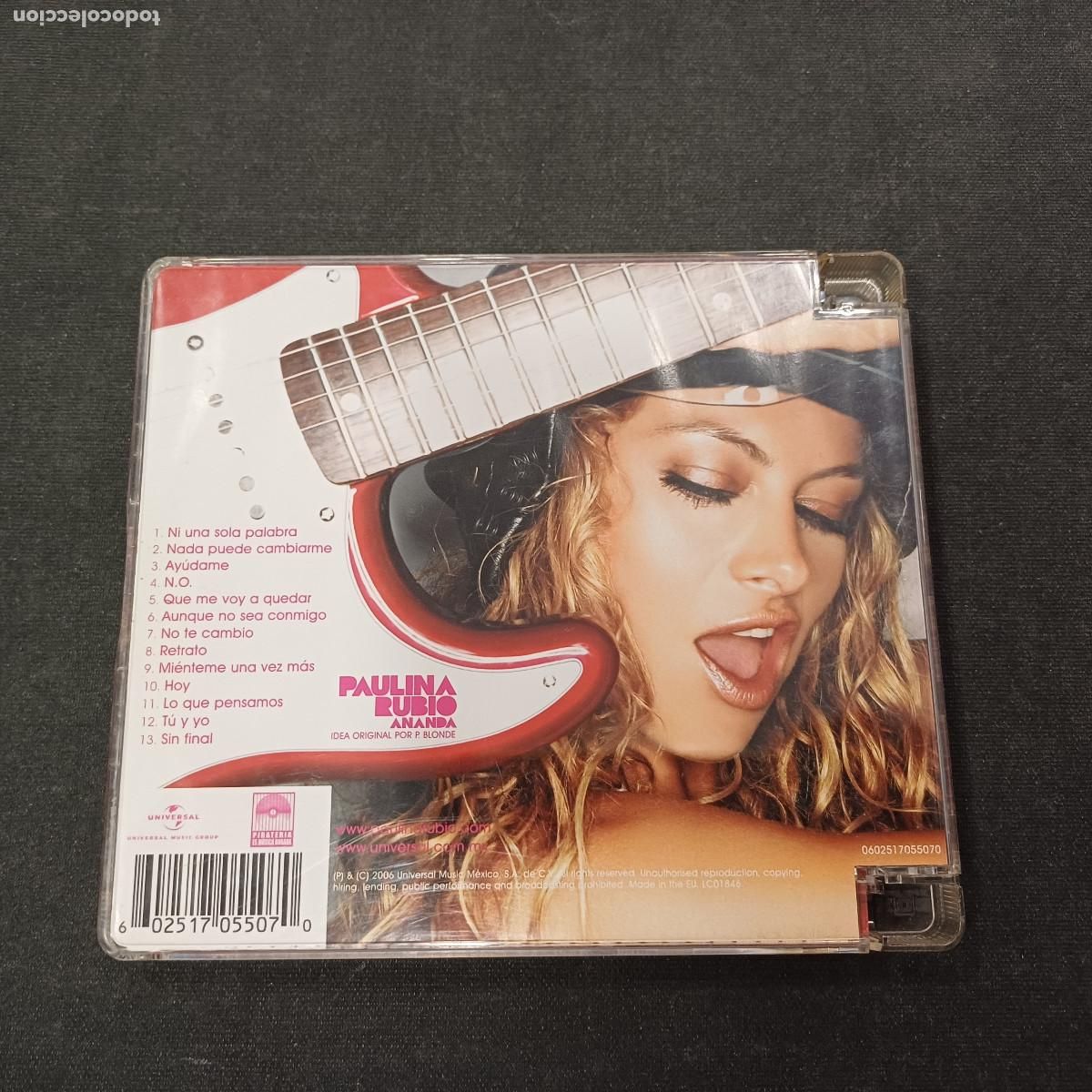 CDs de m&uacute;sica: PAULINA RUBIO/ANANDA/CD. - Foto 3
