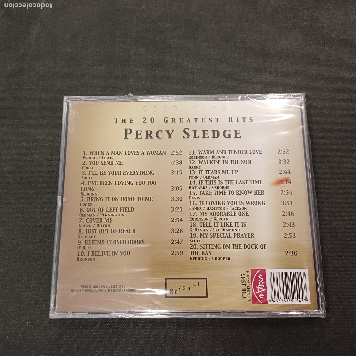 CDs de m&uacute;sica: PERCY SLEDGE/GOLD HITS/CD PRECINTADO&iexcl;&iexcl;. - Foto 2