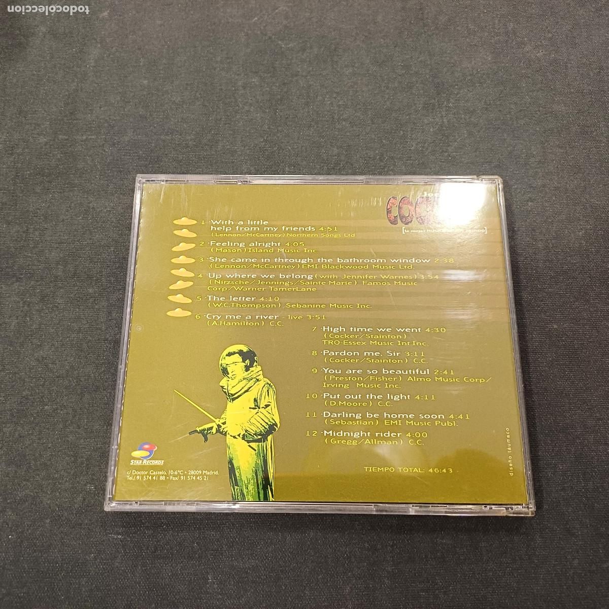 CDs de m&uacute;sica: JOE COCKER/12 GRANDES EXITOS/CD. - Foto 3