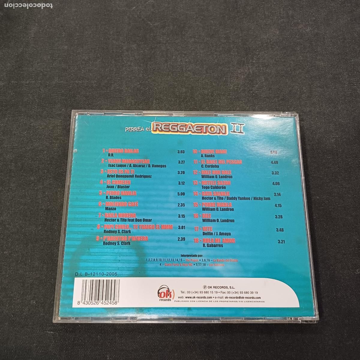 CDs de m&uacute;sica: PERREA EL REGGAETON II/CD. - Foto 3