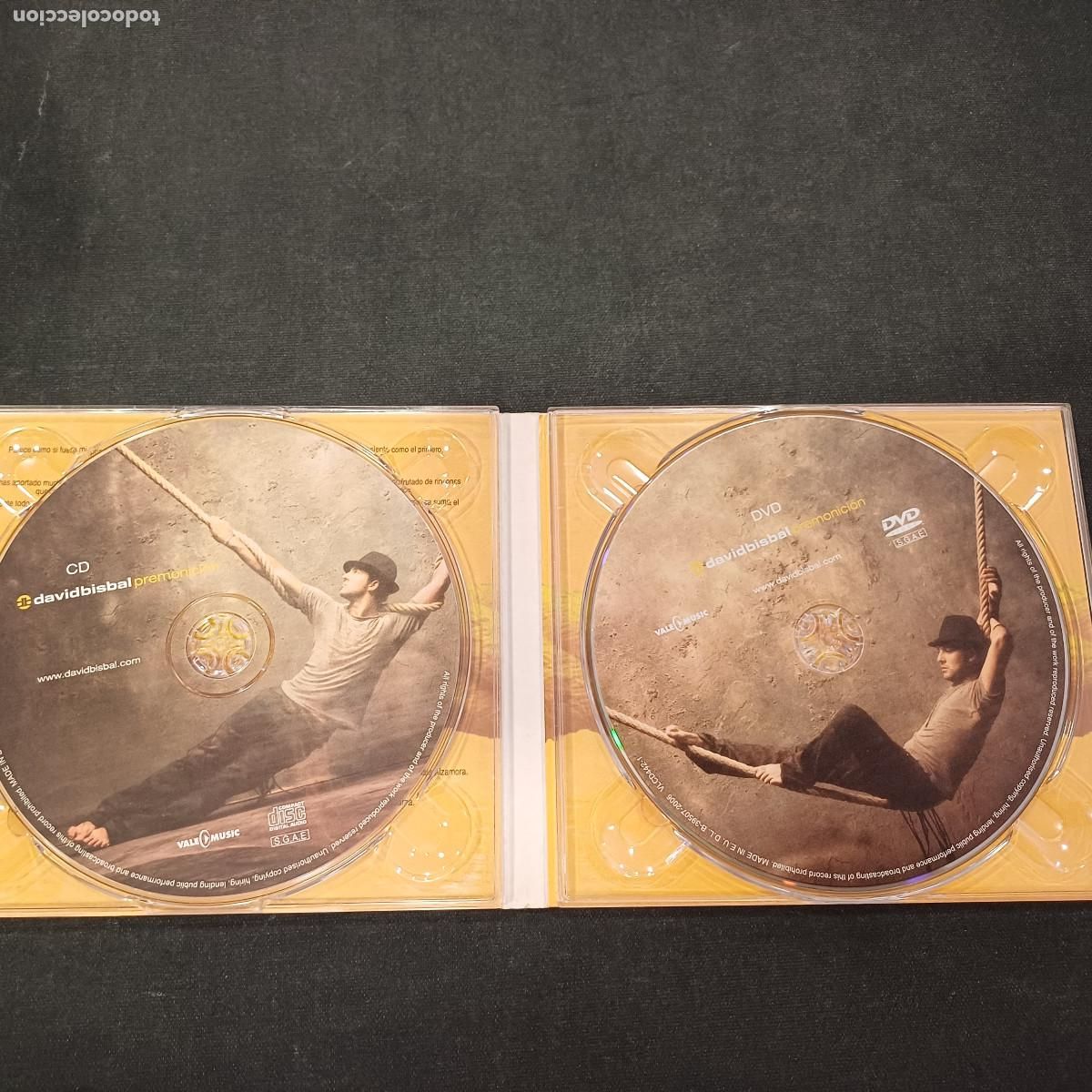 CDs de m&uacute;sica: DAVID BISBAL/PREMONICION/CD+DVD DIGIPACK. - Foto 3