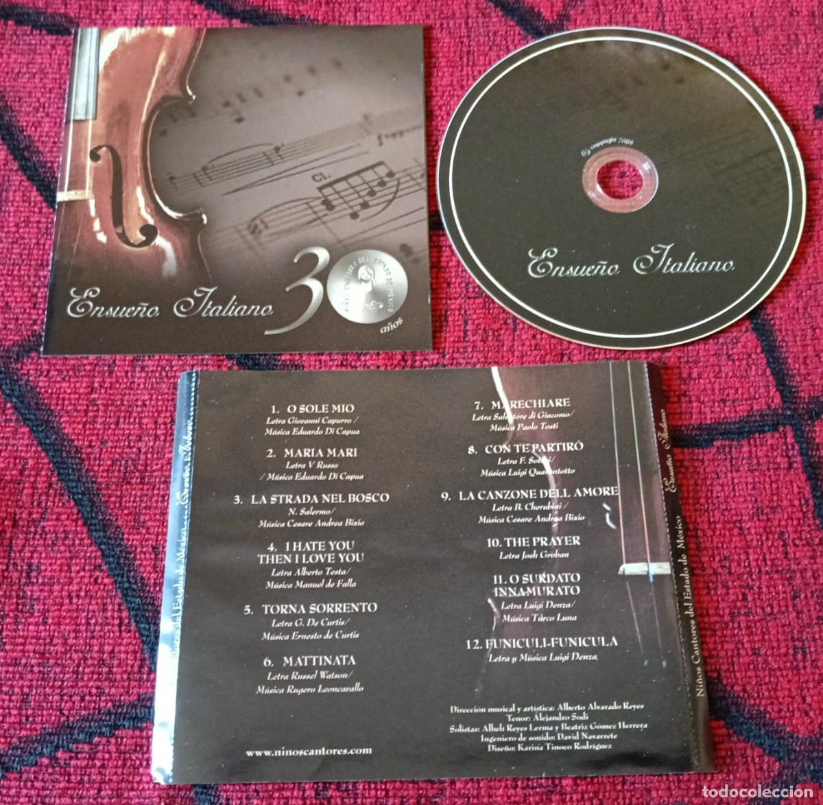 CDs de m&uacute;sica: NI&Ntilde;OS CANTORES DEL ESTADO DE MEXICO ** Ensue&ntilde;o Italiano ** 2005 CD