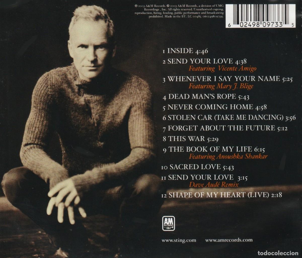 CDs de m&uacute;sica: STING. SACRED LOVE. CD. - Foto 2