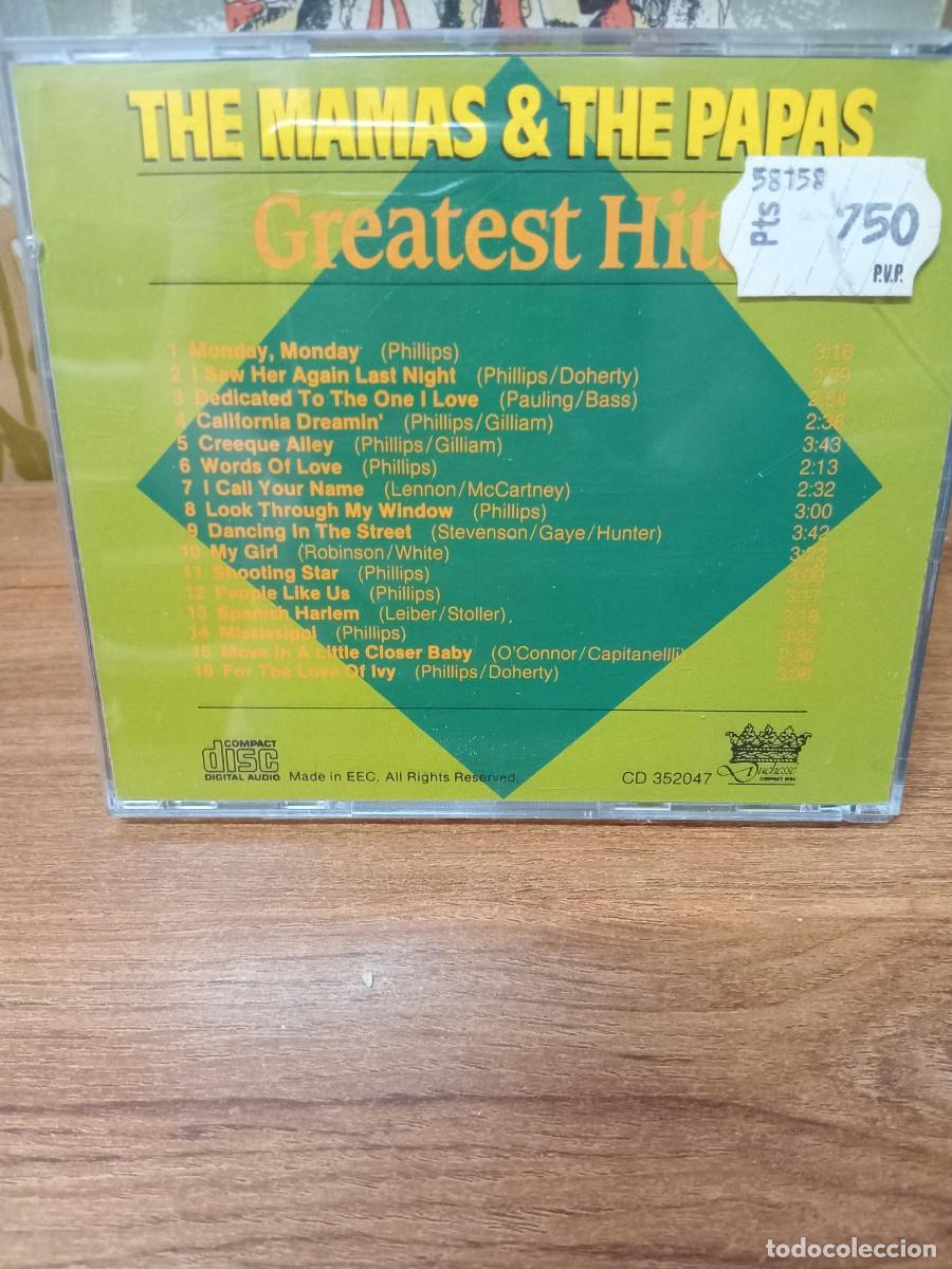 CDs de m&uacute;sica: MAMAS & THE PAPAS - GREATEST HITS - Foto 2