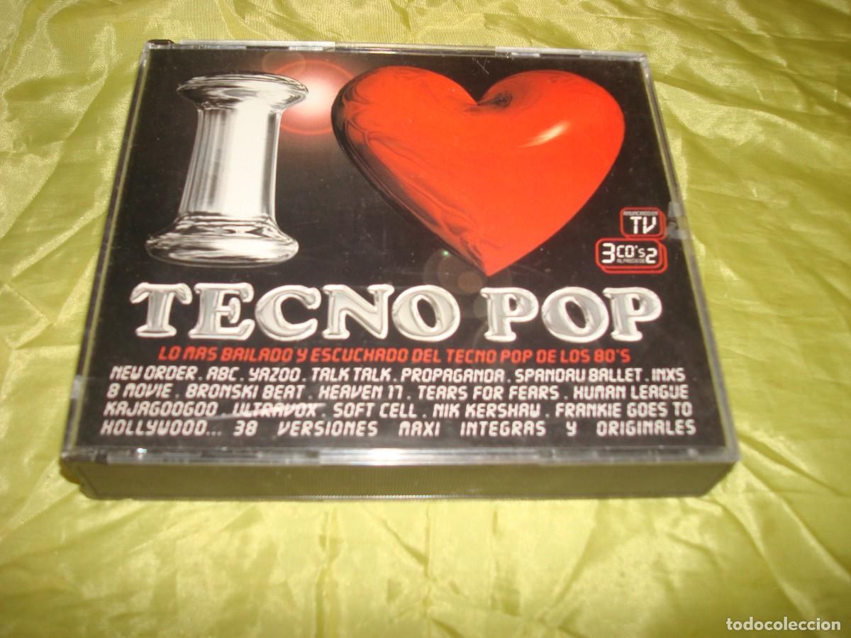 CDs de m&uacute;sica: I LOVE TECNO POP. 3 CD&acute;S (#)