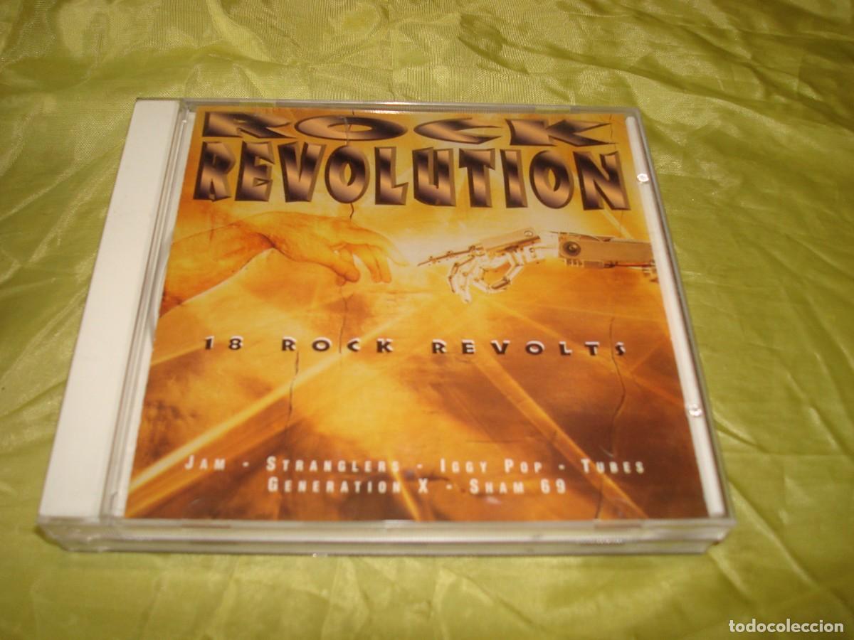 CDs de m&uacute;sica: ROCK REVOLUTION. 18 ROCK REVOLTS. JAM, UGGY POP, TUBES....CD
