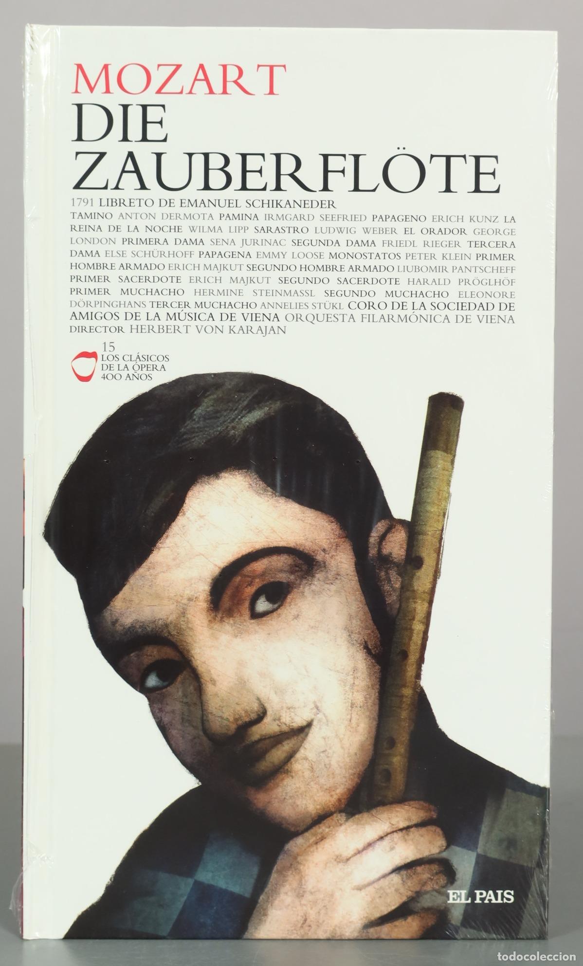 CDs de m&uacute;sica: CD. Los Cl&aacute;sicos de la &Oacute;pera: Die Zauberfl&ouml;te - Wolfgang Amadeus Mozart - El Pa&iacute;s . PRECINTADO