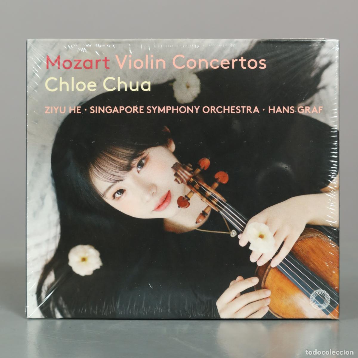 CDs de m&uacute;sica: CD. Mozart Violin Concertos - Chloe Chua, Ziyu He, Singapore Symphony Orchestra, Hans . PRECINTADO