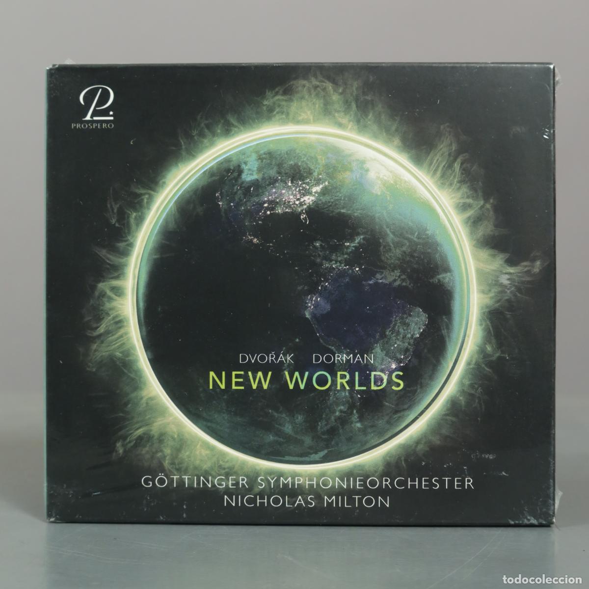CDs de m&uacute;sica: CD. New Worlds - G&ouml;ttinger Symphonieorchester, Nicholas Milton, Dvoř&aacute;k, Dorman . PRECINTADO