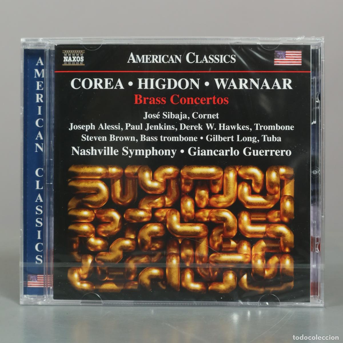 CDs de m&uacute;sica: CD. Brass Concertos - Chick Corea, Jennifer Higdon, Brad Warnaar - Nashville Symphony, . PRECINTADO