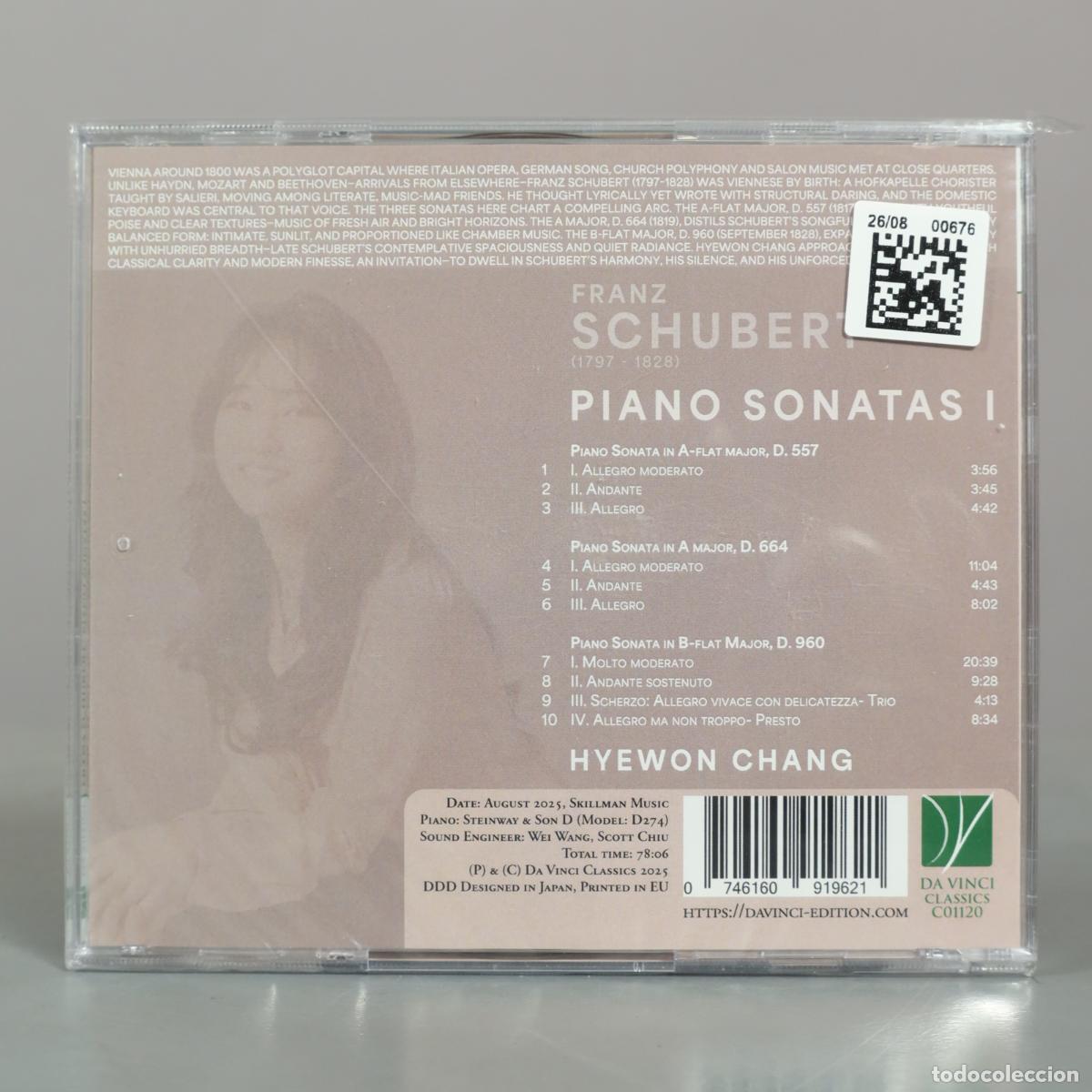 CDs de m&uacute;sica: CD. Schubert: Piano Sonatas I - Hyewon Chang . PRECINTADO - Foto 2