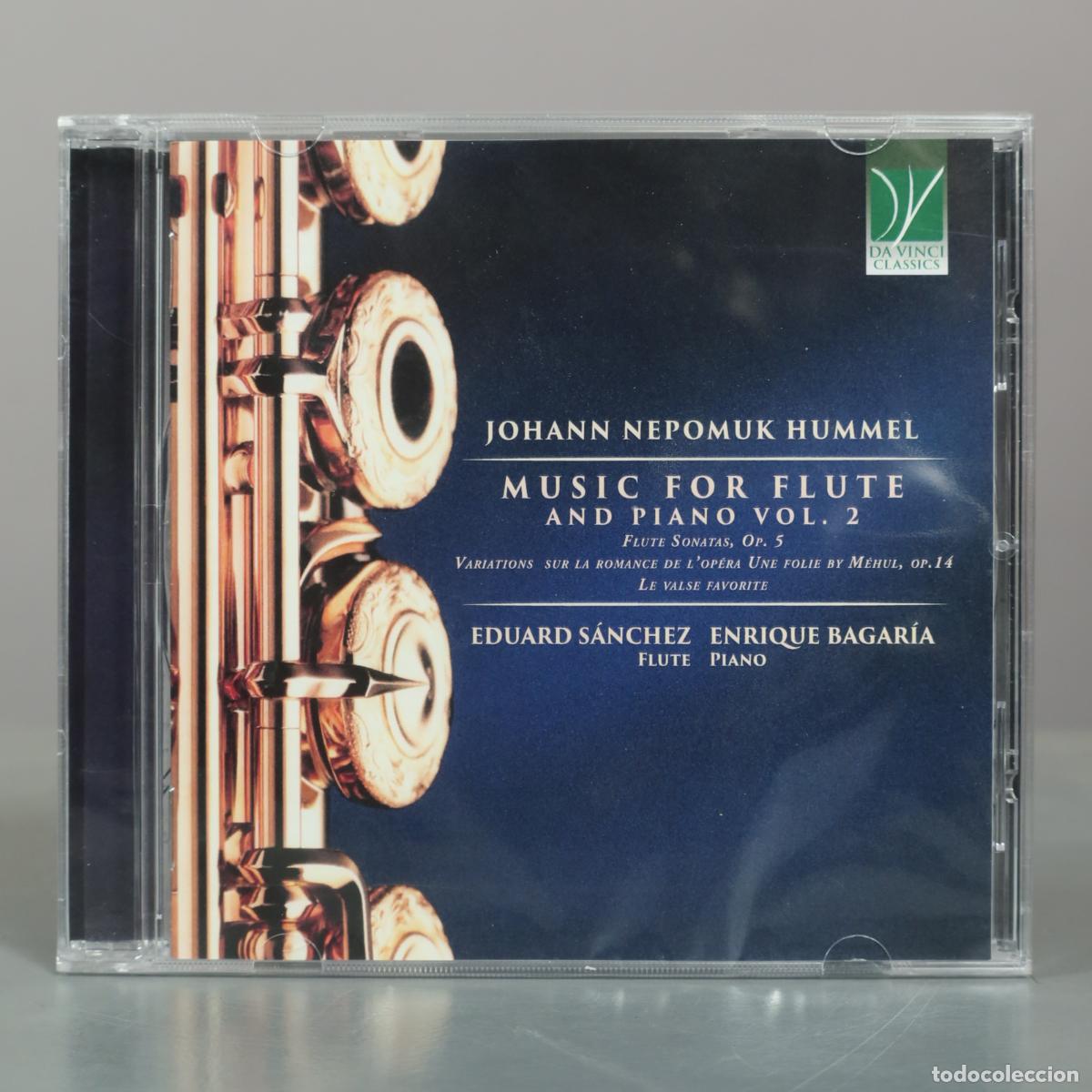 CDs de m&uacute;sica: CD. Johann Nepomuk Hummel - Music for Flute and Piano Vol. 2 - Eduard S&aacute;nchez, Enrique . PRECINTADO