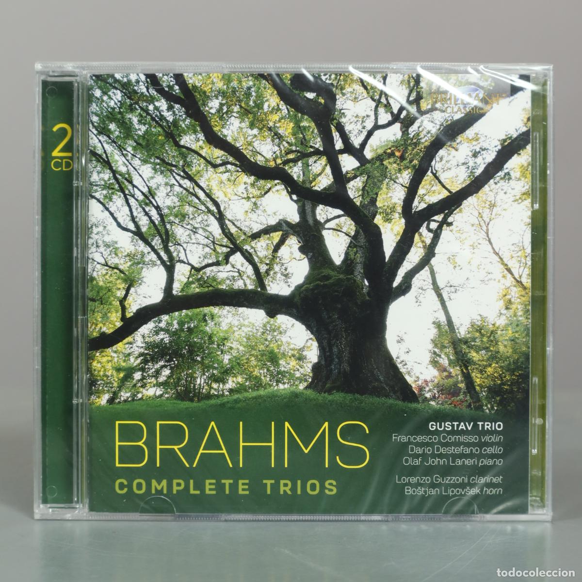 CDs de m&uacute;sica: CD. Brahms-Complete Trios. Gustav Trio, Francesco Comisso . PRECINTADO