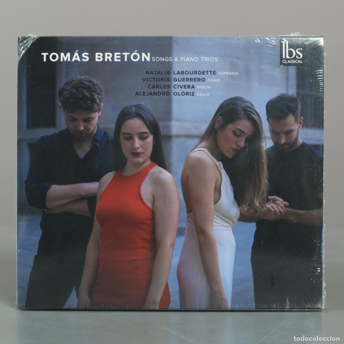 CDs de m&uacute;sica: CD. Tom&aacute;s Bret&oacute;n: Songs & Piano Trios - Natalia Labourdette, Victoria Guerrero, Carles . PRECINTADO