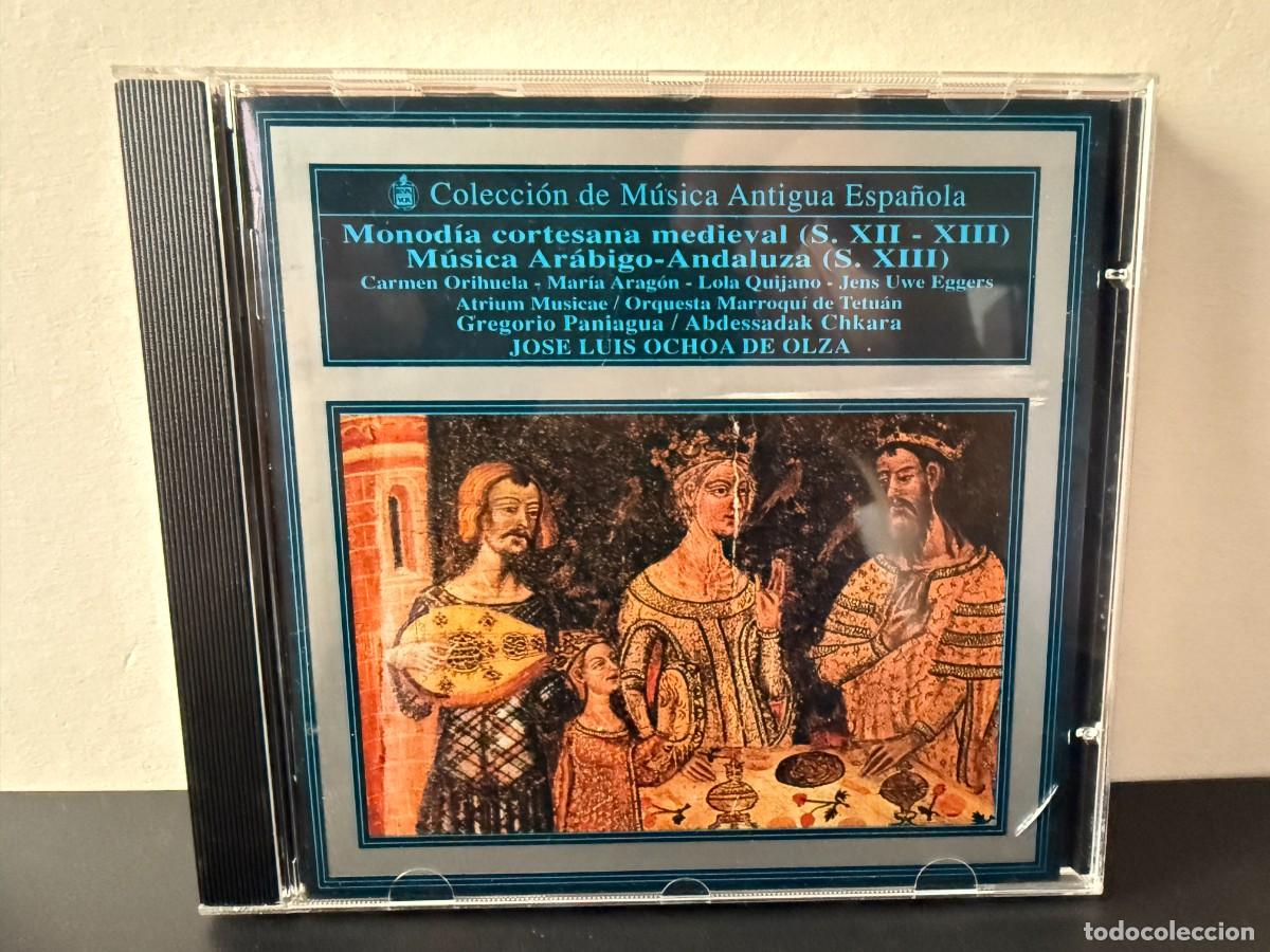 CDs de m&uacute;sica: Monodia Cortesana Medieval (S. Xll-Xlll) - M&uacute;sica Arabigo-Andaluza (S. Xlll) (CD)