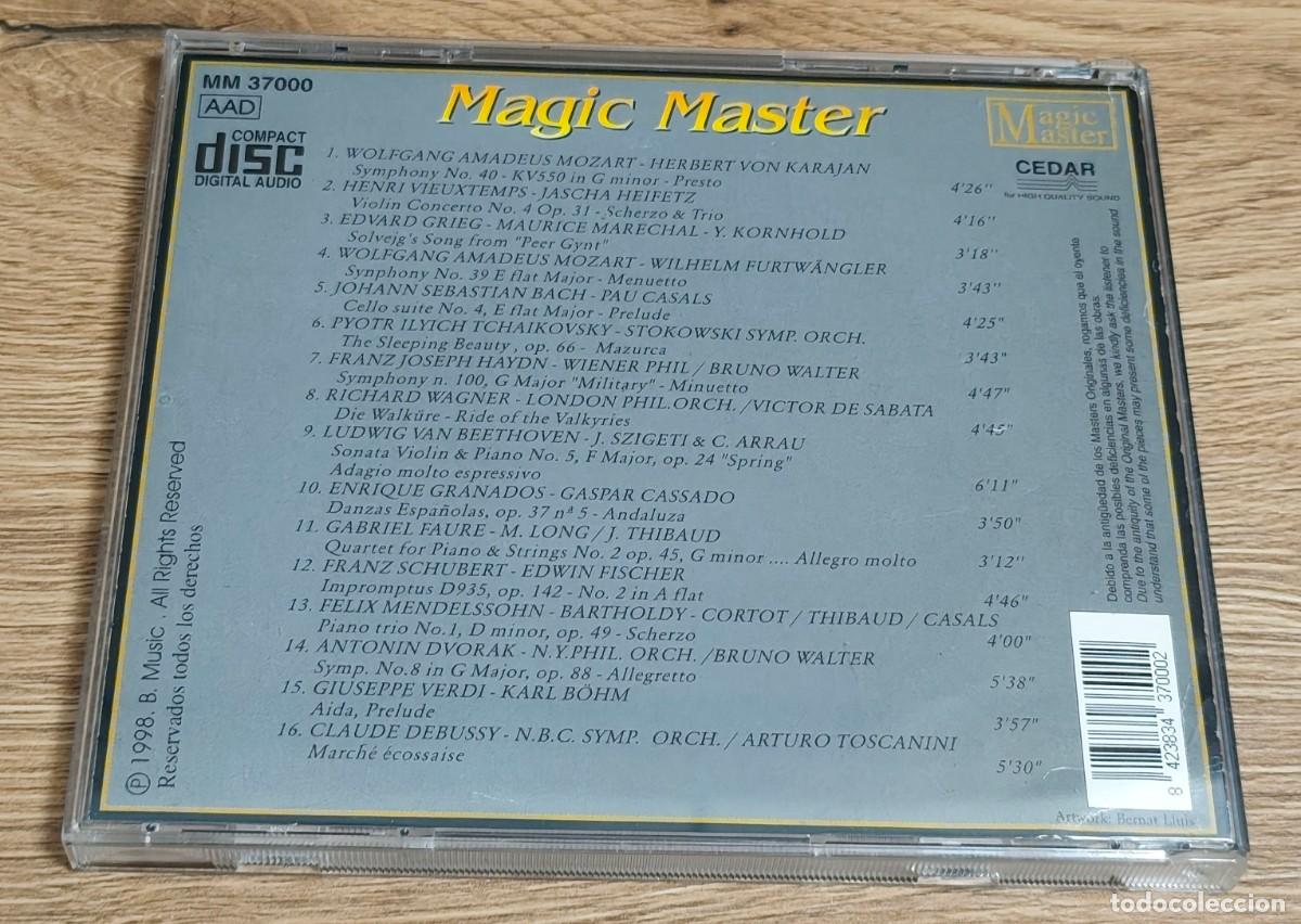 CDs de m&uacute;sica: CD: MAGIC MASTER SAMPLER - B. MUSIC, 1998 - Foto 2