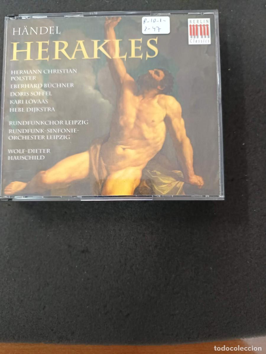 CDs de m&uacute;sica: 3 CD. H&Auml;NDEL: HERAKLES. DIR:WOLF-DIETER HAUSCHILD. INT&Eacute;RP: HERMANN CHRISTIAN POLSTER, DORIS SOFFEL,