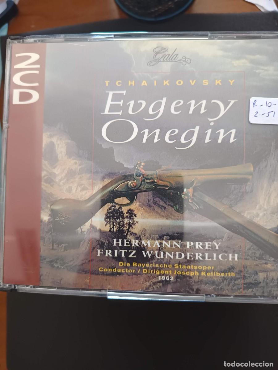 CDs de m&uacute;sica: 2 CD. TCHAIKOVSKY: EVGENY ONEGIN: DIR: JOSEPH KEILBERTH. INT&Eacute;RP: HERMANN PREY, FRITZ WUNDERLICH