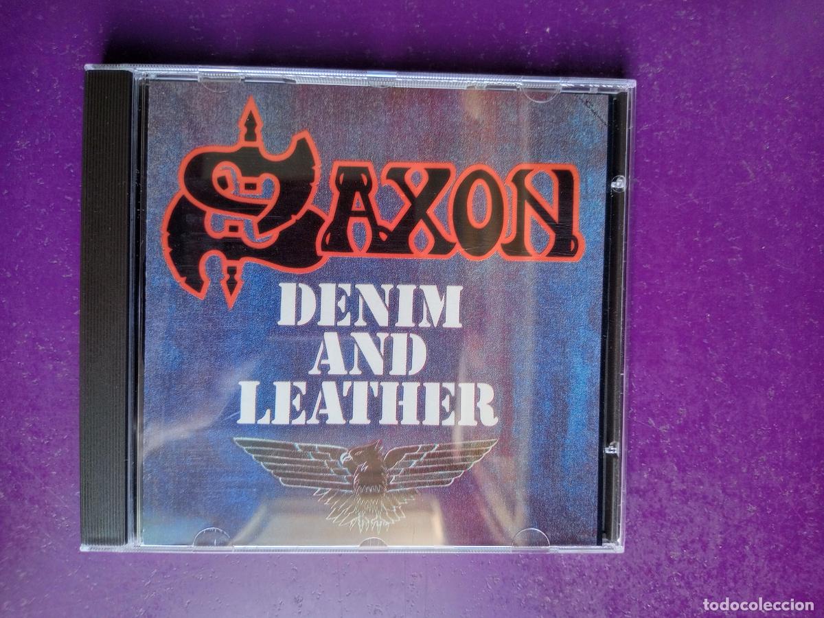 CDs de m&uacute;sica: Saxon - Denim And Leather - CD EMI 1996 - HEAVY METAL CLASICO 80'S - SIN USO