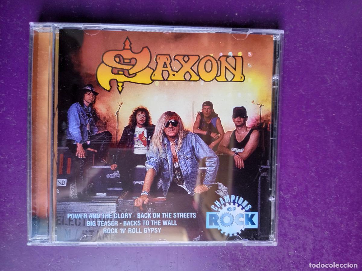 CDs de m&uacute;sica: Saxon - Champions Of Rock - CD DISKY 1996 - HEAVY METAL CLASICO 80'S - 16 GRANDES EXITOS