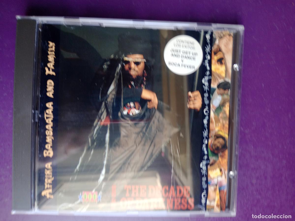 CDs de m&uacute;sica: Afrika Bambaataa & Family &ndash; The Decade Of Darkness - CD SPITFIRE 1991 - SIN APENAS USO - DISCO FUNK
