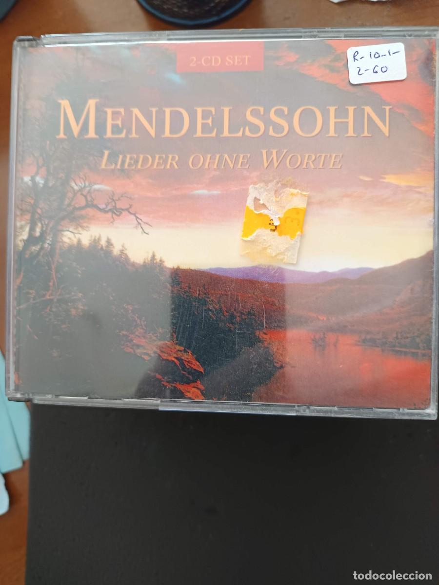 CDs de m&uacute;sica: 2 CD. MENDELSSOHN: LIEDER OHNE WORTE. PIANO: FRANK VAN DER LAAR