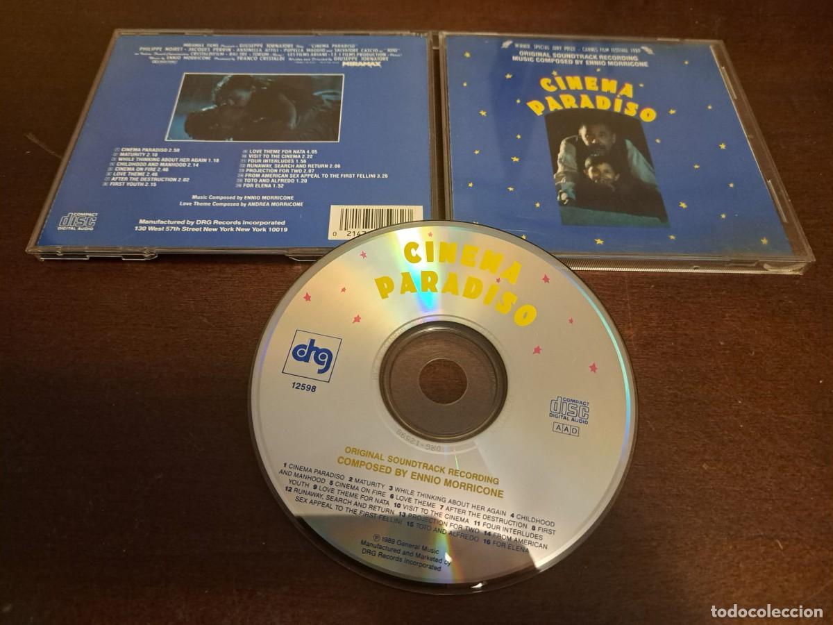 CDs de m&uacute;sica: CINEMA PARADISO - CD - BANDA SONORA - ENNIO MORRICONE