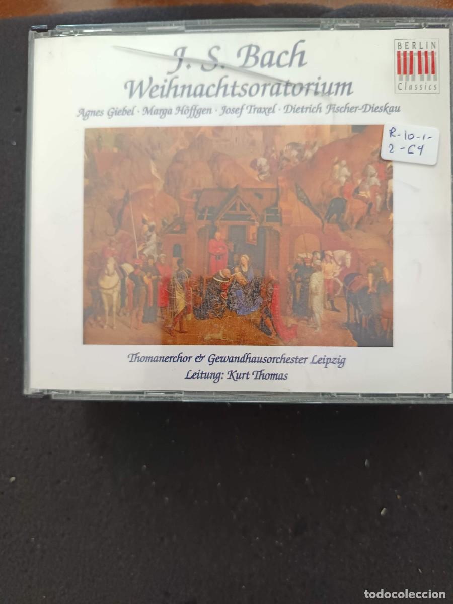 CDs de m&uacute;sica: 3 CD. J. S. BACH: WEIHNACHSTORATORIUM. DIR: KURT THOMAS. INT&Eacute;RP: AGNES GIEBEL, MARGA H&Ouml;FFGEN, JOSEF