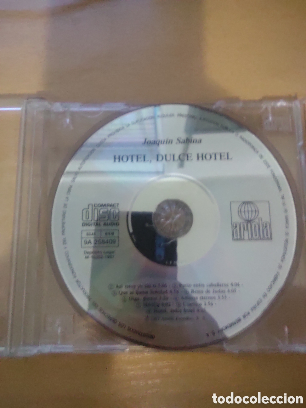 CDs de m&uacute;sica: CD Joaqu&iacute;n Sabina - Hotel Dulce Hotel