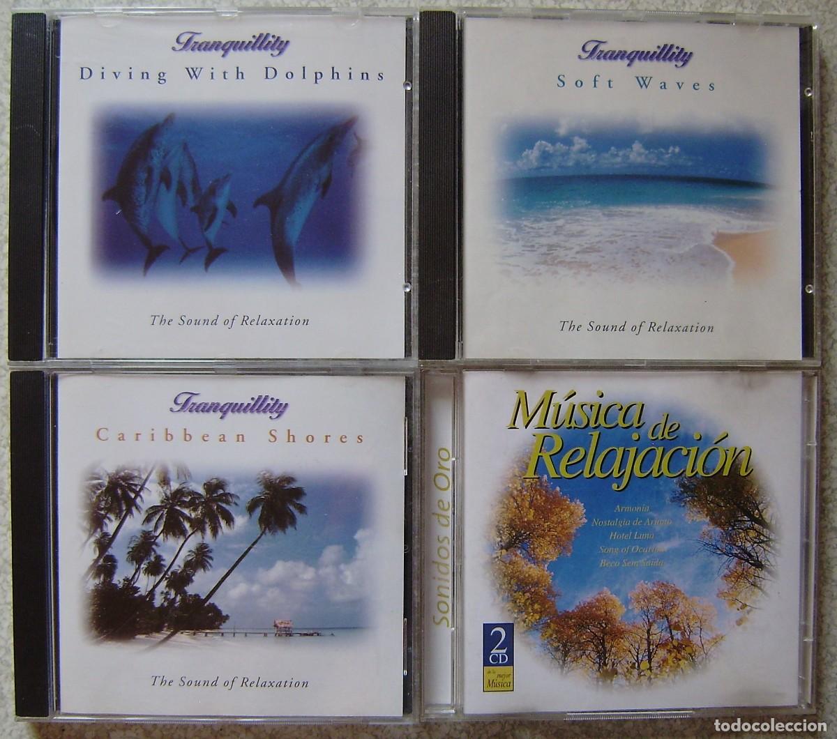 CDs de m&uacute;sica: TRANQUILLITY.RELAJACION...LOTE DE 4 CD&acute;S....VER FOTOS