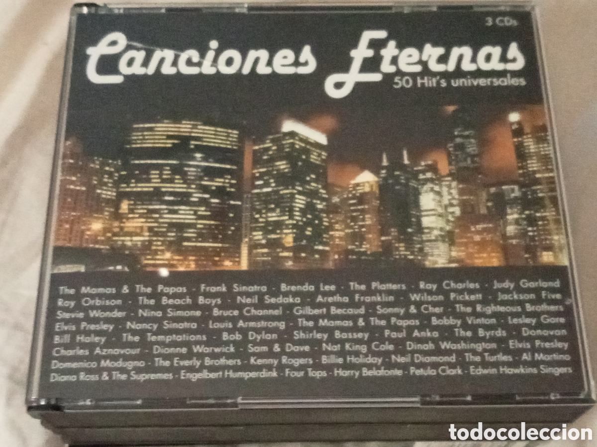 CDs de m&uacute;sica: Canciones eternas triple CD