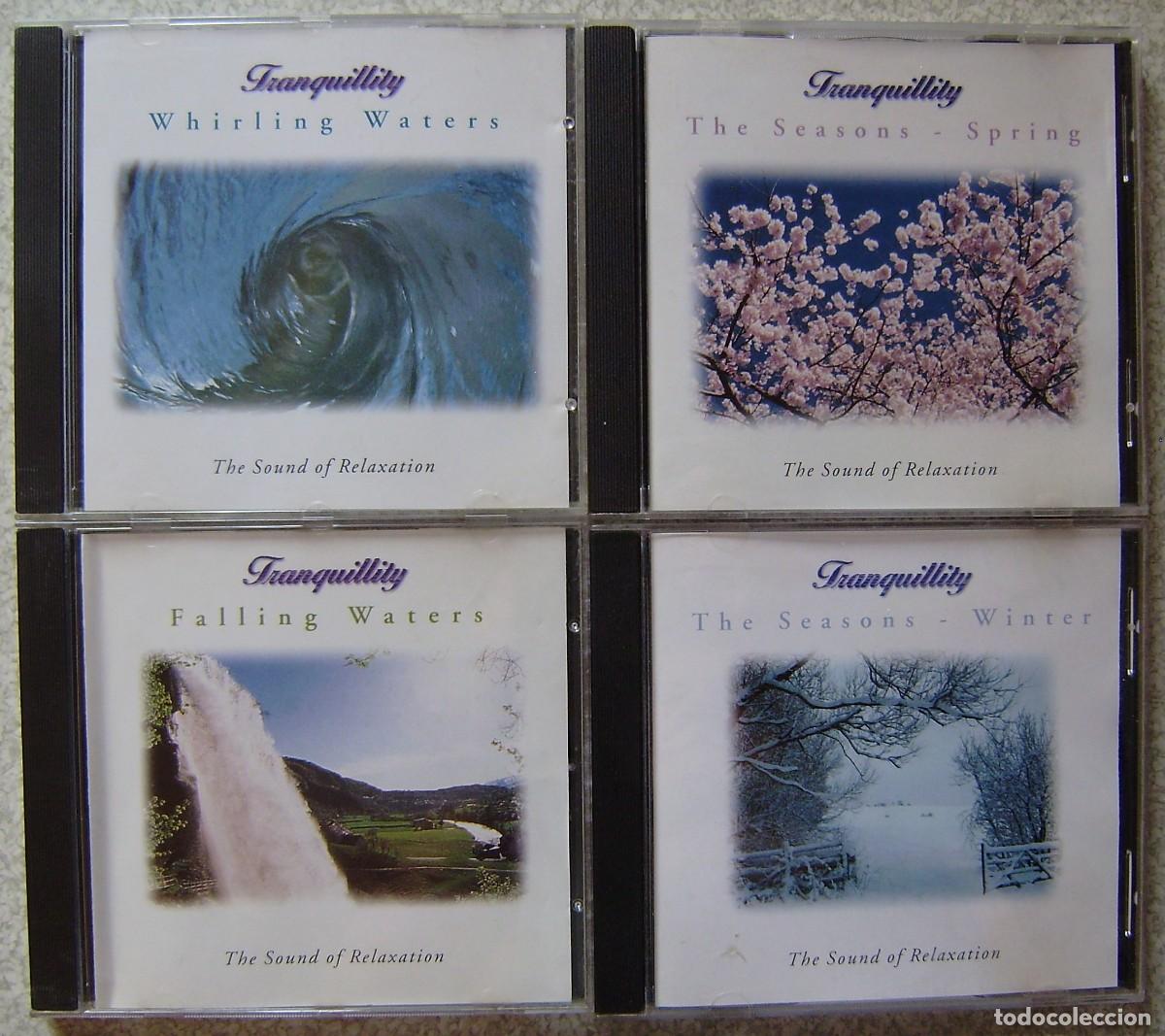 CDs de m&uacute;sica: TRANQUILLITY.LOTE DE 4 CD&acute;S DE RELAJACION...VER LOTE