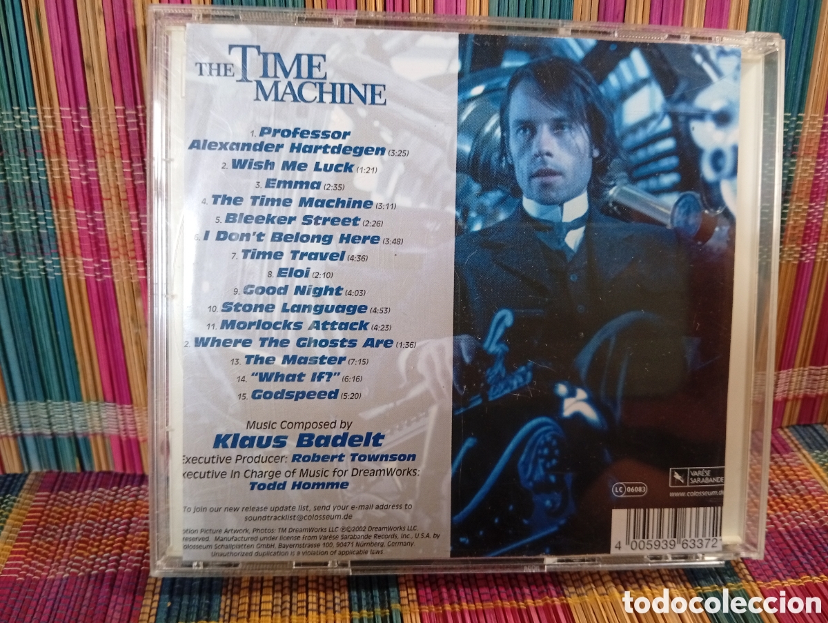 CDs de m&uacute;sica: THE TIME MACHINE * KLAUS BADELT - Foto 2