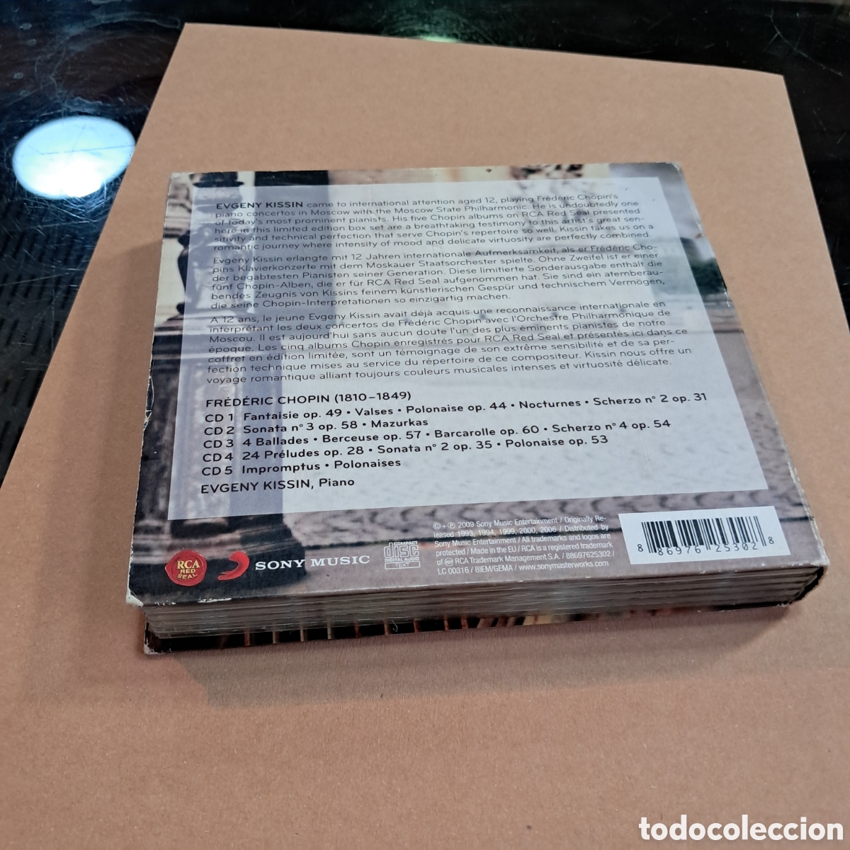 CDs de m&uacute;sica: Fr&eacute;d&eacute;ric Chopin, 5 compact disc, 5 cd - Foto 3