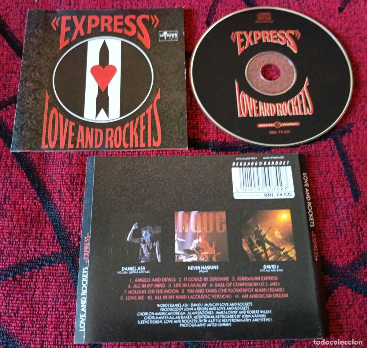 CDs de m&uacute;sica: LOVE AND ROCKETS ** Express ** CD REEDICION UK 1988