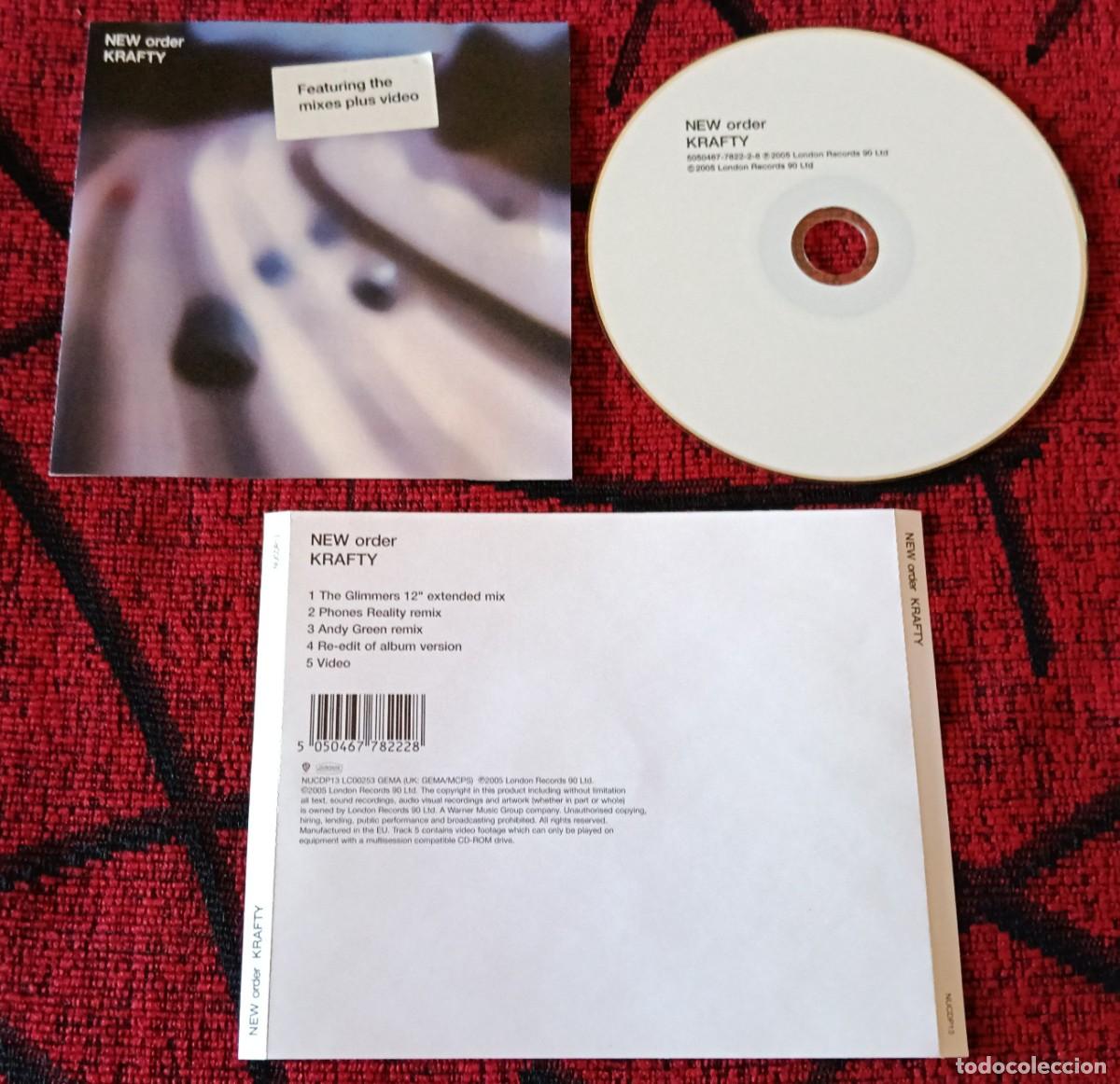 CDs de m&uacute;sica: NEW ORDER ** Krafty ** CD MAXI SINGLE 2005