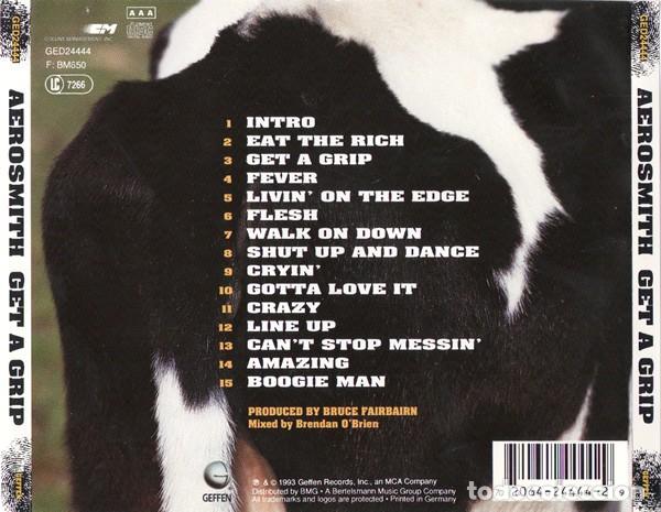 CDs de m&uacute;sica: Aerosmith &rdquo;Get a Grip&rdquo; CD europeo - Foto 2