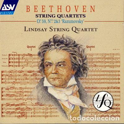 CDs de m&uacute;sica: Beethoven: String Quartets Op. 59 Nos. 2 & 3 'Razumovsky'- 0743625055429
