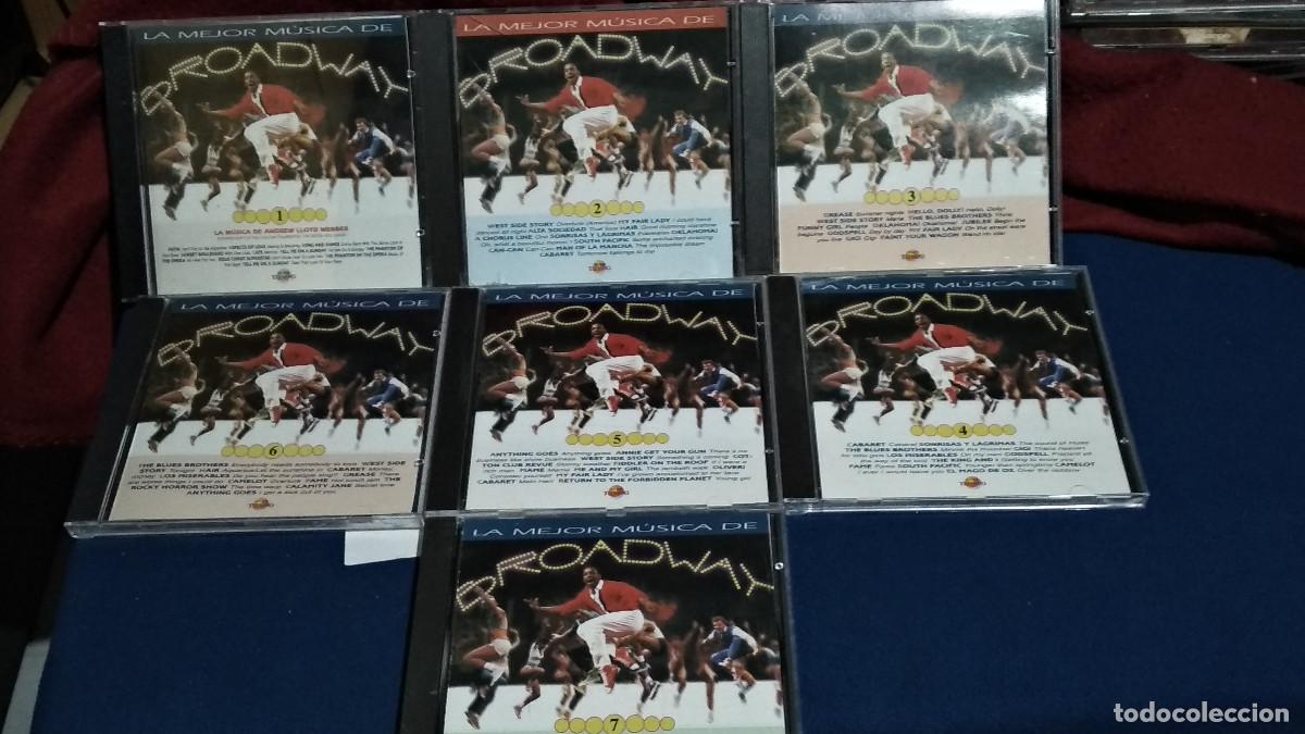 CDs de m&uacute;sica: La Mejor M&uacute;sica de Broadway 7 CDs Club Tiempo Movieplay 1995 COLECCI&Oacute;N COMPLETA - SIN USAR