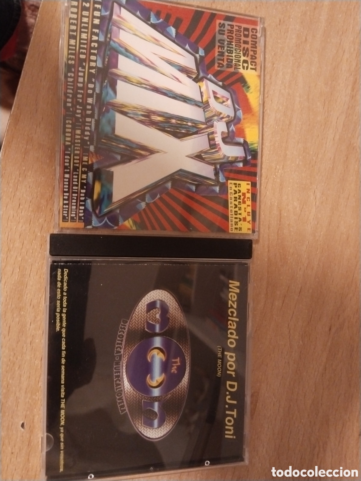 CDs de m&uacute;sica: Lote de dos CDs de Moon discoteca hu&eacute;rcal-omera DJ mix
