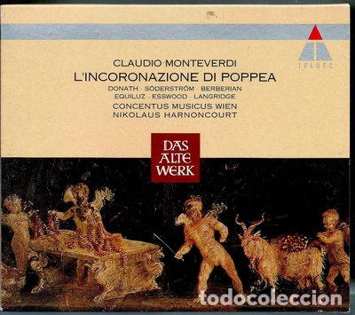 CDs de m&uacute;sica: L'Incoronazione Di Poppea- 0022924254727