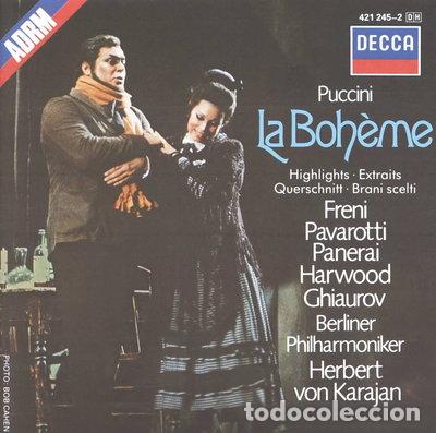 CDs de m&uacute;sica: La Boh&egrave;me - Highlights- 0028942124523