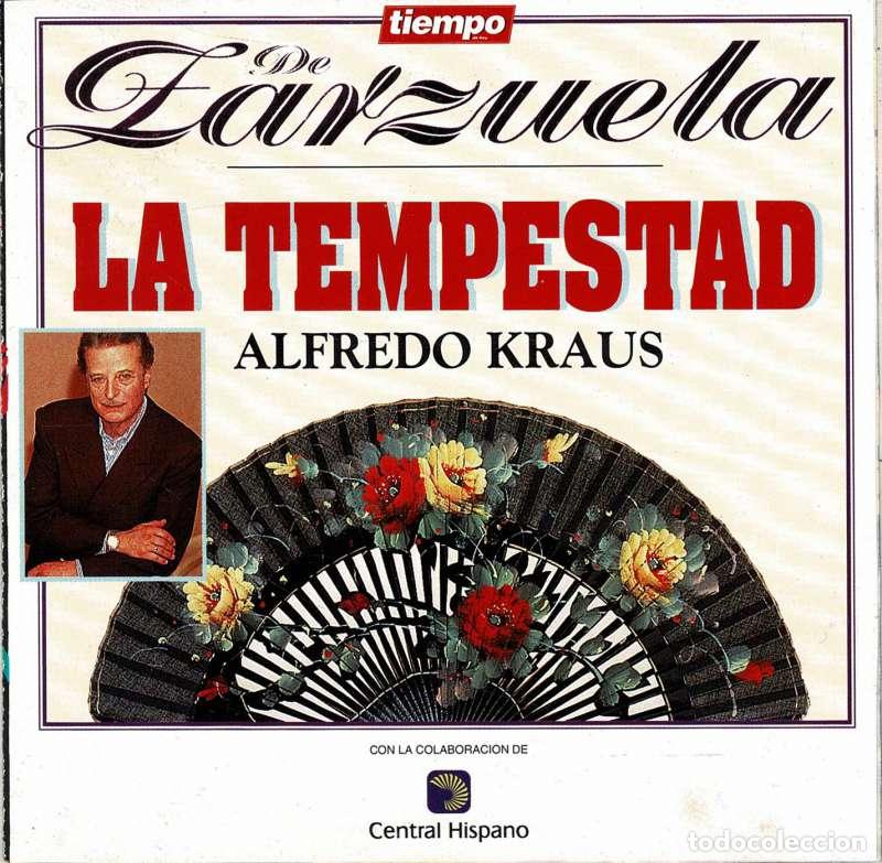 CDs de m&uacute;sica: Alfredo Kraus - La Tempestad. Tiempo de Zarzuela N&ordm; 9. CD