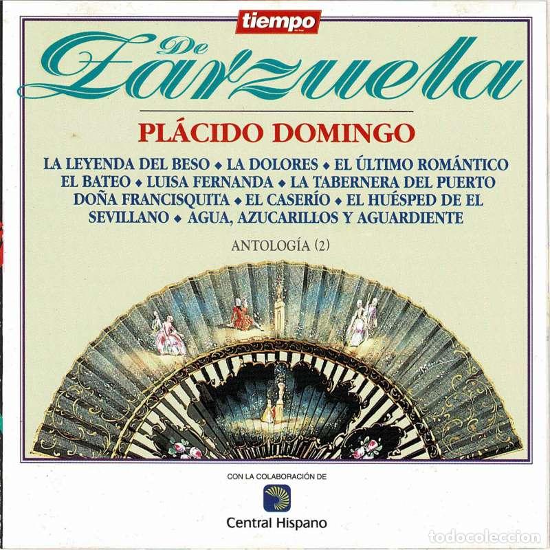 CDs de m&uacute;sica: Pl&aacute;cido Domingo - Tiempo de Zarzuela. Antolog&iacute;a 2. CD