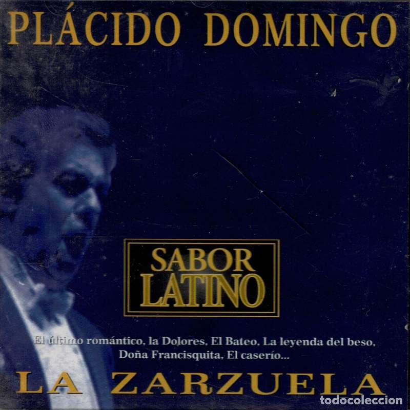 CDs de m&uacute;sica: Pl&aacute;cido Domingo - Sabor Latino. La Zarzuela. CD (precintado)