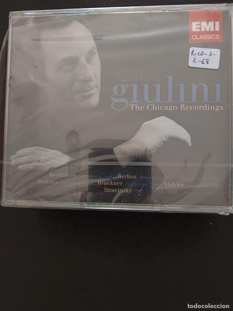 CDs de m&uacute;sica: 4 CD. CARLO MARIA GIULINI. THE CHICAGO RECORDINGS: BEETHOVEN, BELIOZ, BRAHMS, BRUCKNER, MAHLER, STRA
