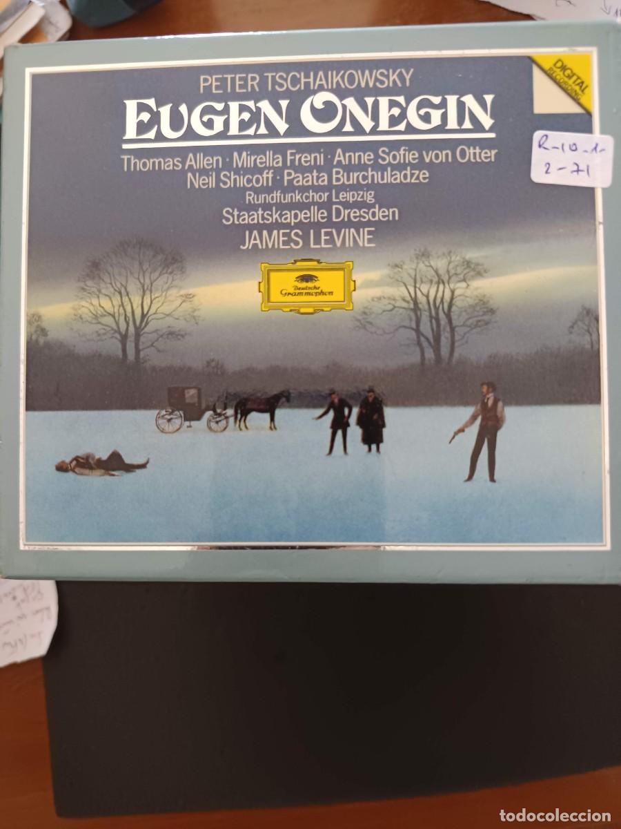 CDs de m&uacute;sica: 2 CD. TSCHAIKOWSKY: EUGEN ONEGIN. DIR: JAMES LEVINE. INT&Eacute;RP: THOMAS ALLEN, MIRELLA FRENI, ANNE SOFIE