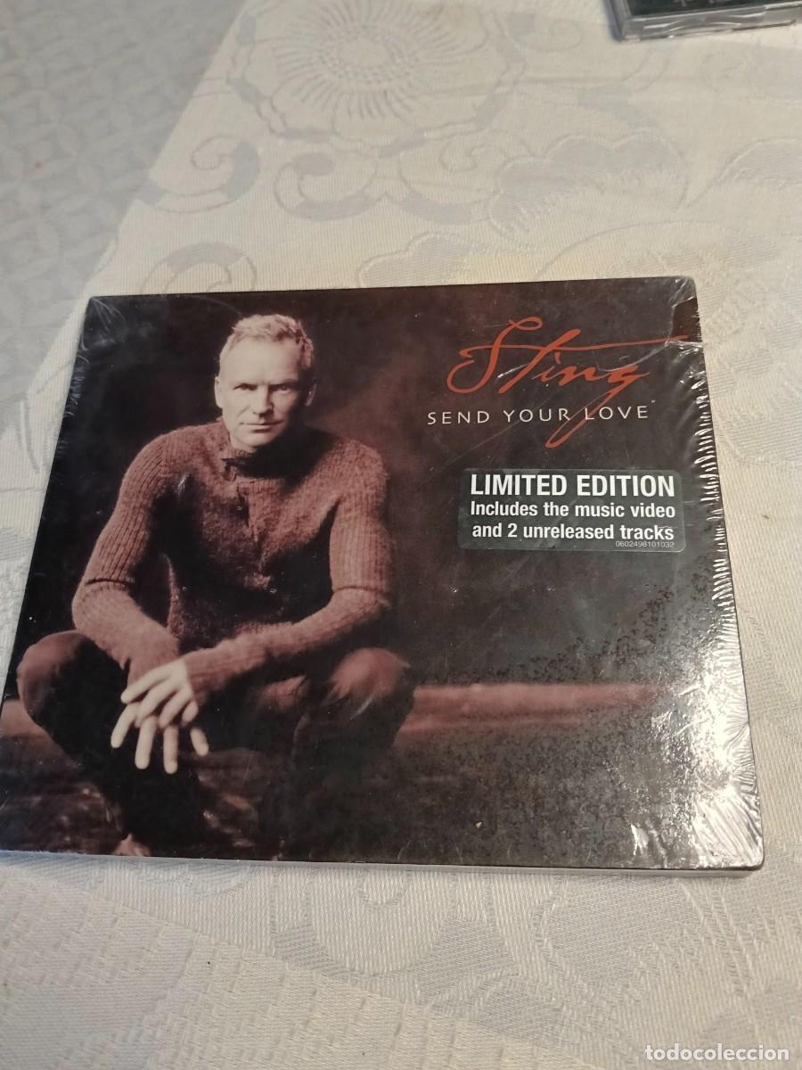 CDs de m&uacute;sica: RAR LIMITED SINGLE CD. STING. SEND YOUR LOVE. DIGIPACK. SEALED. STICKER